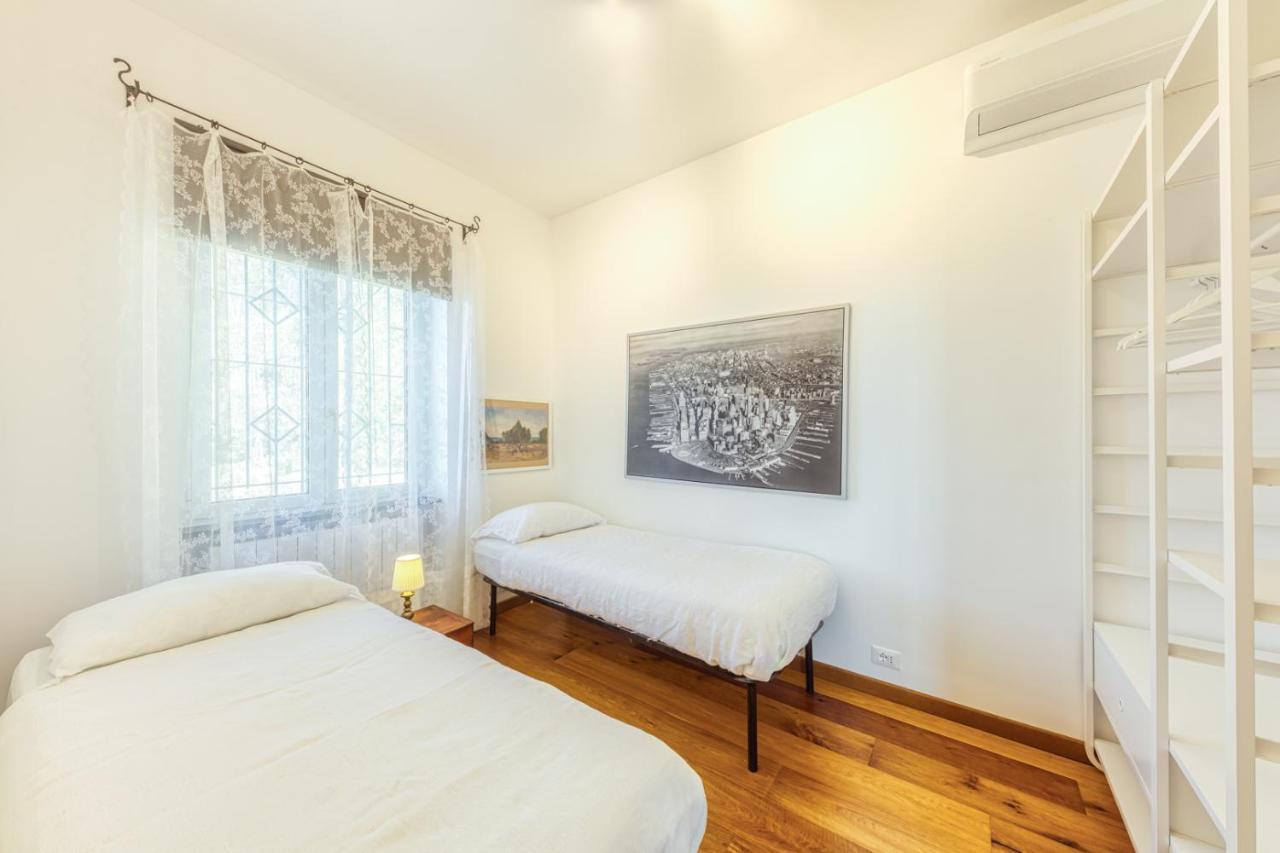 Casaviva - Ampio Trilocale Vista Mare Con Piscina - Pieve Alta Apartment Pieve Ligure Ngoại thất bức ảnh